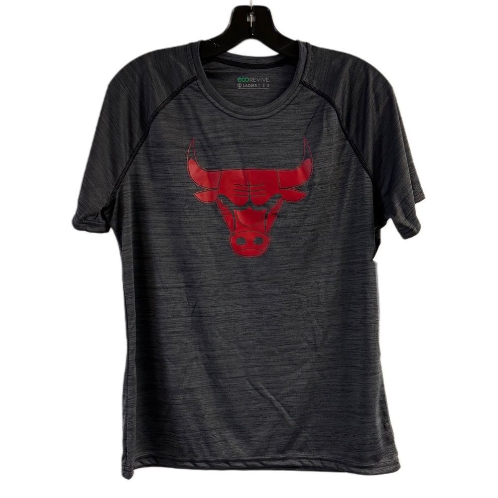 NWT Women’s NBA Chicago Bulls Eco Revive Gray Top Size L